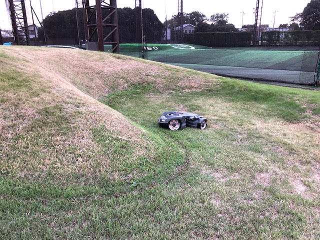 ゴルフ練習場でもオートモアを設置いただいています。
