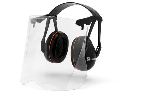 ハスクバーナ 防護服・装具[EN166、EN352-1適合] 造園用イヤマフ(透明バイザー付き) 505665360S